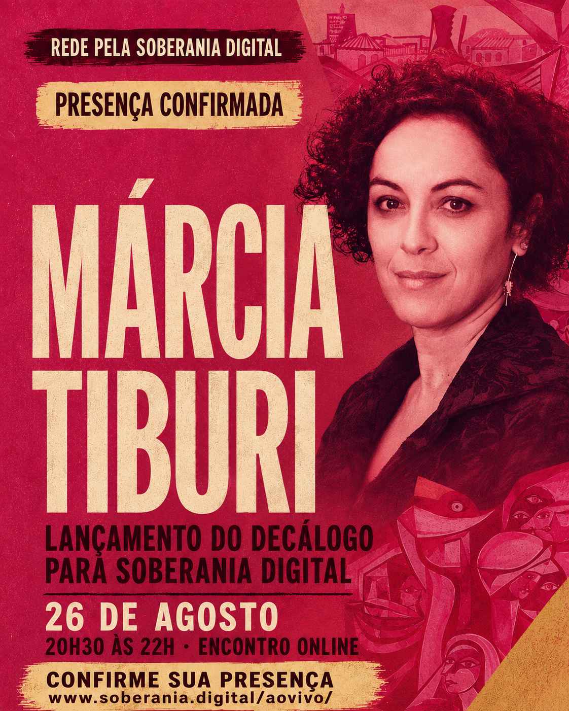 Retrato de Márcia Tiburi