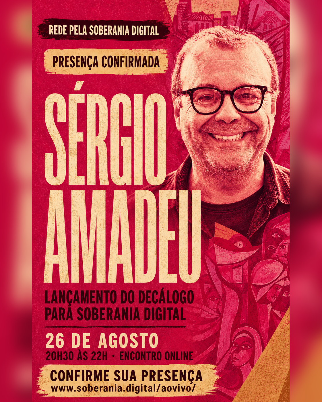 Retrato de Sérgio Amadeu